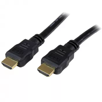 StarTech.com HDMM50CM cable HDMI de alta velocidad, 0,5 m, Ultra HD 4K x 2K, HDMI 1.4b, M/M, chapado en oro, negro