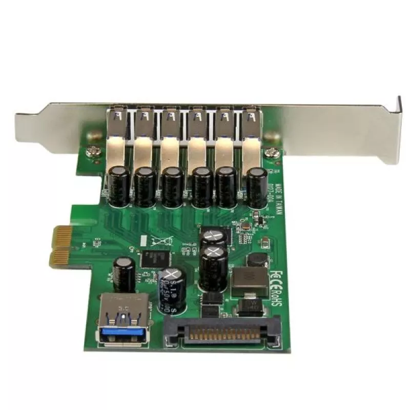 Tarjeta USB 3.0 PCI Express de 7 puertos StarTech.com – Diseño estándar y de perfil bajo