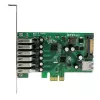 Tarjeta USB 3.0 PCI Express de 7 puertos StarTech.com – Diseño estándar y de perfil bajo