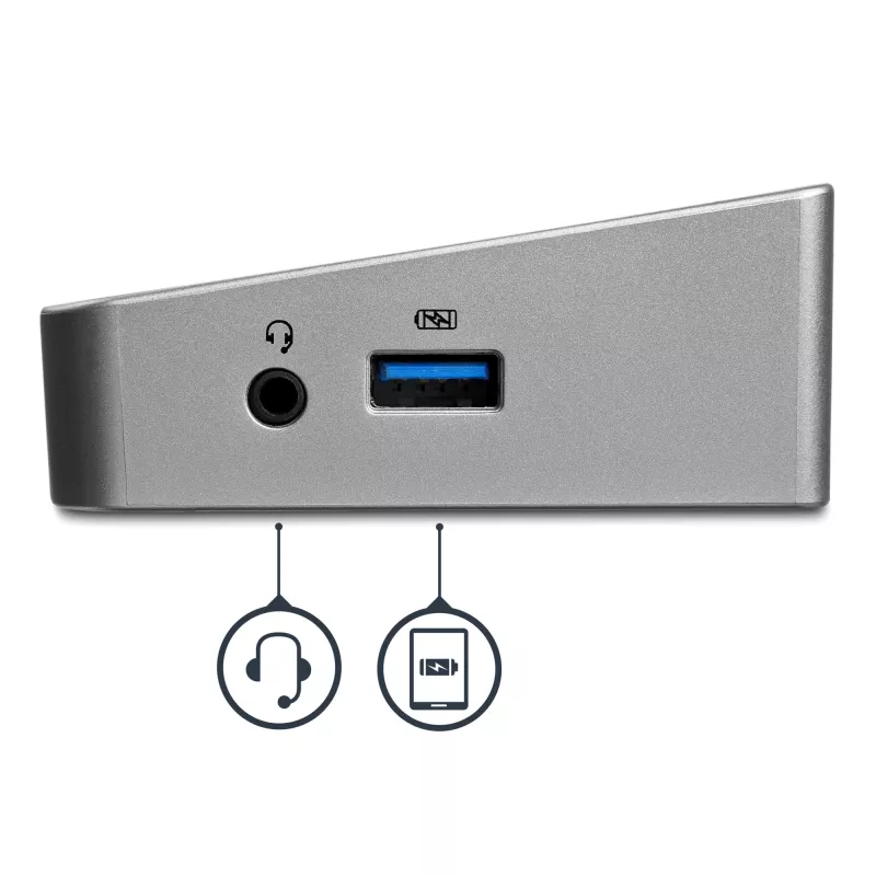 Estación de acoplamiento USB 3.0 para triple monitor StarTech.com - 1x HDMI - 2x DisplayPort