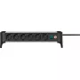 Regleta de alimentación Brennenstuhl 1391040600 3 m 6 tomas de CA para interior negro plata