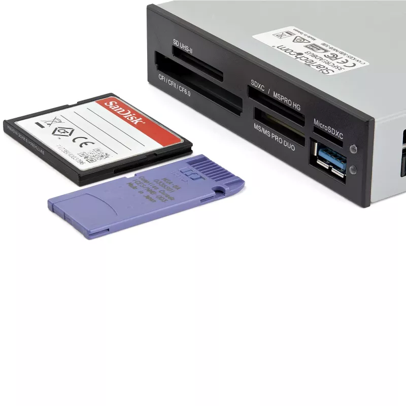 Lector de tarjetas múltiple USB 3.0 interno StarTech.com con soporte UHS-II