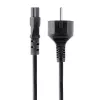Cable de alimentación para portátil StarTech.com de 3 m, EU Schuko a C5, 2,5A 250V, 18AWG, cable de alimentación de repuesto para portátil, cable de fuente de alimentación, cable de carga para portátil, cable de alimentación con conector de trébol/ratón Mickey