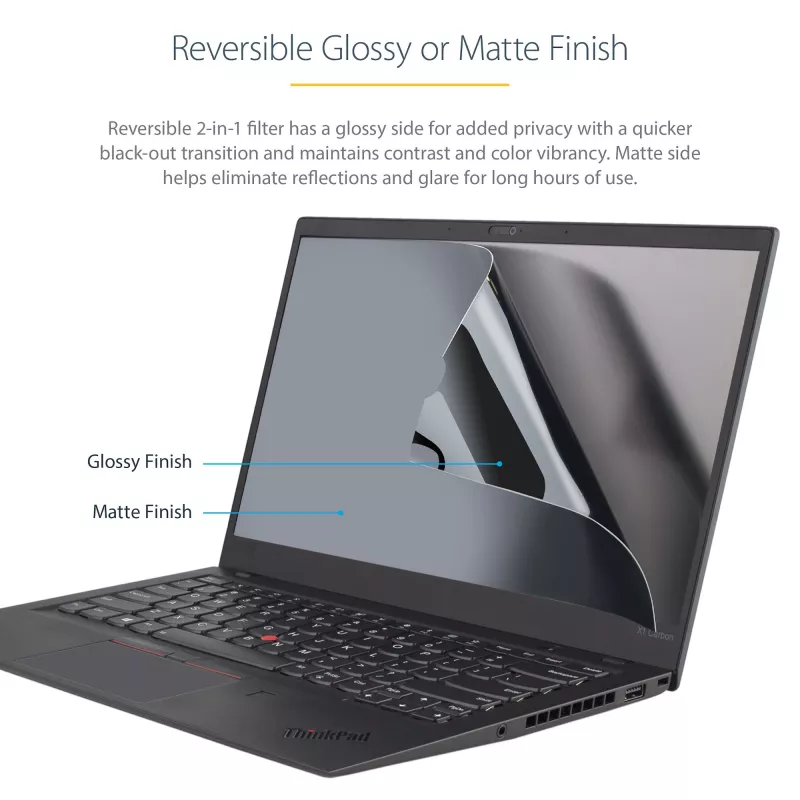 Filtro de privacidad para portátil StarTech.com de 43,9 cm (17,3