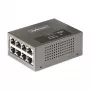 Inyector PoE++ Multi-Gigabit de 4 puertos StarTech.com, Ethernet 5/2.5/1G (NBASE-T), PoE/PoE+/PoE++ (802.3af/802.3at/802.3bt), presupuesto de potencia de 160 vatios, montaje en pared/riel DIN, no gestionado