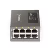 Inyector PoE++ Multi-Gigabit de 4 puertos StarTech.com, Ethernet 5/2.5/1G (NBASE-T), PoE/PoE+/PoE++ (802.3af/802.3at/802.3bt), presupuesto de potencia de 160 vatios, montaje en pared/riel DIN, no gestionado