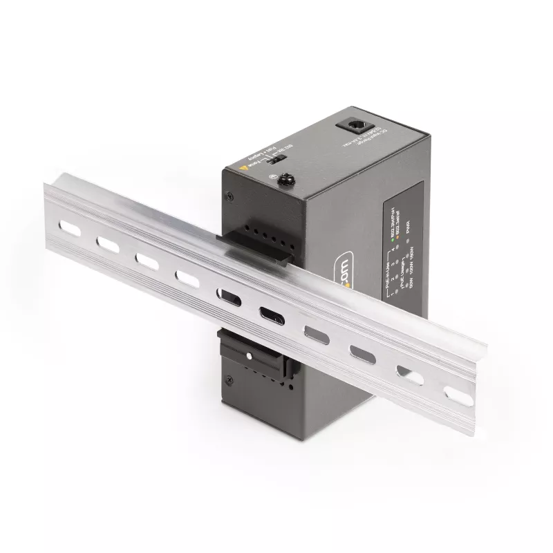 Inyector PoE++ Multi-Gigabit de 4 puertos StarTech.com, Ethernet 5/2.5/1G (NBASE-T), PoE/PoE+/PoE++ (802.3af/802.3at/802.3bt), presupuesto de potencia de 160 vatios, montaje en pared/riel DIN, no gestionado