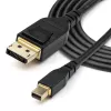 Cable Mini DisplayPort a DisplayPort 1.4 certificado por VESA StarTech.com de 3ft (1m) – 8K 60Hz HBR3 HDR – cable Super UHD mDP a DP 1.4 – delgado (34 AWG) Ultra HD 4K 120Hz – cable de monitor/vídeo
