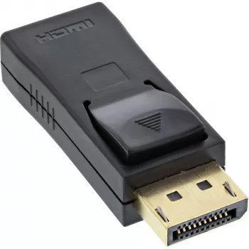 Adaptador DisplayPort InLine conector macho DisplayPort / conector hembra HDMI negro