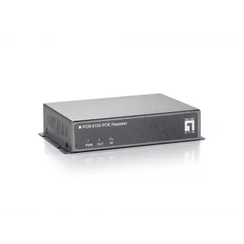 Repetidor PoE LevelOne, en cascada, IEEE 802.3x, dúplex completo, semidúplex, LAN, Power, FCC, CE, 0 - 50 °C, 5 - 95%