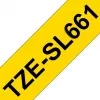 Cinta de etiquetar Brother TZE-SL661 Negro sobre Amarillo