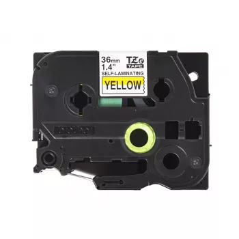 Cinta de etiquetar Brother TZE-SL661 Negro sobre Amarillo