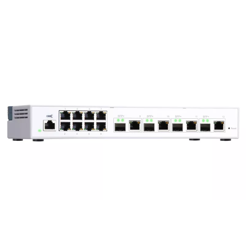 Switch de red QNAP QSW-M408-4C Gestionado L2 Gigabit Ethernet (10/100/1000) Blanco