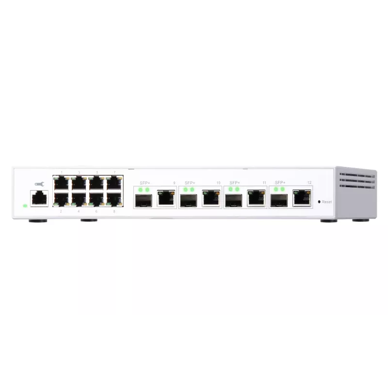 Switch de red QNAP QSW-M408-4C Gestionado L2 Gigabit Ethernet (10/100/1000) Blanco