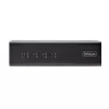 Switch KVM DisplayPort de doble monitor de 4 puertos StarTech.com, 4K 60Hz, 2 puertos hub USB 5Gbps, 2 puertos USB 2.0 HID, conmutación por tecla de acceso rápido y botón, conforme a TAA – audio de 3,5 mm, HDCP