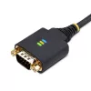 Cable adaptador USB a serie StarTech.com de 3ft (1m), conservación de COM, tornillos/tuercas reemplazables, USB-A a DB9 RS232, IC FTDI, protección ESD, Windows/macOS/Linux