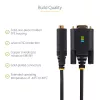 Cable adaptador USB a serie StarTech.com de 3ft (1m), conservación de COM, tornillos/tuercas reemplazables, USB-A a DB9 RS232, IC FTDI, protección ESD, Windows/macOS/Linux