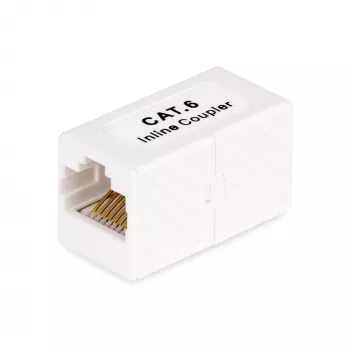 Conector RJ45 StarTech.com, conector Cat6 en línea, conector hembra a hembra (H/H) T568, extensión de cable Ethernet no apantallado