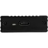 StarTech.com M2E1BMU31C carcasa USB-C 10 Gbps para SSD M.2 NVMe, PCIe, USB 3.1 Gen 2, 1 GB/s, compatible con Thunderbolt 3, aluminio, negro