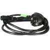 StarTech.com Cable de alimentación UK de 1,8 m, 18AWG, BS 1363 a C13, 10 A 250 V, Cable de alimentación de repuesto negro, Cable de alimentación, Cable de alimentación para PC, Cable de alimentación para TV/monitor