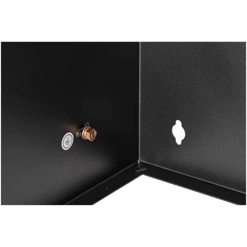 StarTech.com WALLMOUNT6 soporte de pared 6U para panel de conexiones, 19 pulgadas, 35,5 cm de profundidad, acero, negro