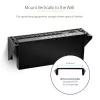 StarTech.com Soporte de rack vertical de pared 3U 19” , Soporte de pared para patch panel para equipos de datos/AV/IT/ordenador, Rack 3U para armario o sala de servidores, Capacidad de carga 150 lb (68 kg)