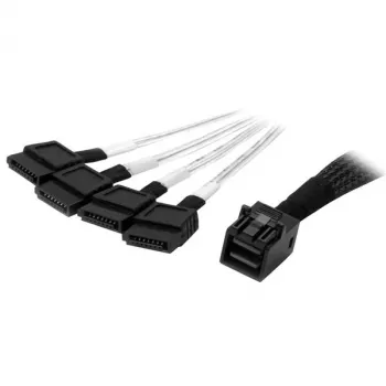 StarTech.com Cable Mini-SAS a SATA interno – SFF-8643 a 4x SATA – 1 m