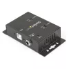 StarTech.com Hub adaptador USB a serie industrial de 2 puertos montable en pared con clips para carril DIN