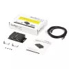 StarTech.com Hub adaptador USB a serie industrial de 2 puertos montable en pared con clips para carril DIN