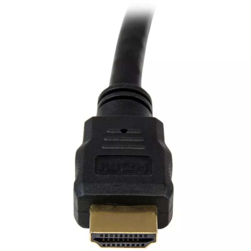 StarTech.com HDMM3M cable HDMI de alta velocidad, 3 m, Ultra HD 4K x 2K, M/M, chapado en oro, negro