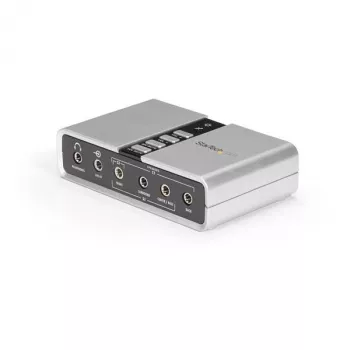 StarTech.com Adaptador de audio USB 7.1 Tarjeta de sonido externa con audio digital SPDIF