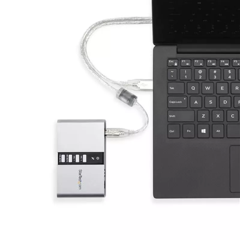 StarTech.com Adaptador de audio USB 7.1 Tarjeta de sonido externa con audio digital SPDIF