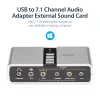 StarTech.com Adaptador de audio USB 7.1 Tarjeta de sonido externa con audio digital SPDIF