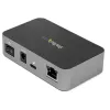 StarTech.com HB31C2A1CGS hub USB-C de 3 puertos con Gigabit Ethernet, USB 3.1 Gen 2 10 Gbps, 2x USB-A + 1x USB-C, cable host de 1 m, con adaptador de corriente
