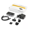 StarTech.com HB31C2A1CGS hub USB-C de 3 puertos con Gigabit Ethernet, USB 3.1 Gen 2 10 Gbps, 2x USB-A + 1x USB-C, cable host de 1 m, con adaptador de corriente