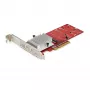 StarTech.com Tarjeta adaptadora Dual M.2 PCIe SSD – x8 / x16 Dual NVMe o AHCI M.2 SSD a PCI Express 3.0 – Compatible con M.2 NGFF PCIe (M-Key) – Compatible con 2242, 2260, 2280 – JBOD – Mac y PC