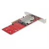 StarTech.com Tarjeta adaptadora Dual M.2 PCIe SSD – x8 / x16 Dual NVMe o AHCI M.2 SSD a PCI Express 3.0 – Compatible con M.2 NGFF PCIe (M-Key) – Compatible con 2242, 2260, 2280 – JBOD – Mac y PC