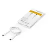 StarTech.com Cable USB-C a Lightning blanco resistente de 1 m – Cable de carga/sincronización USB Type-C a Lightning de fibra de aramida robusto – Certificado Apple MFi iPad/iPhone 12