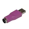 StarTech.com Adaptador de repuesto de teclado PS/2 a USB – M/H, USB A, PS/2, violeta