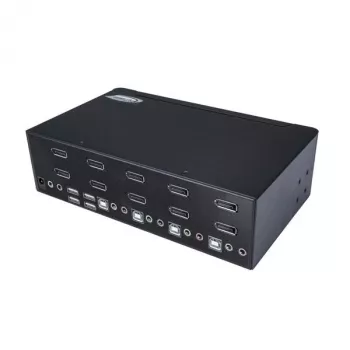 StarTech.com Switch KVM Dual DisplayPort de 4 puertos - 4K 60Hz
