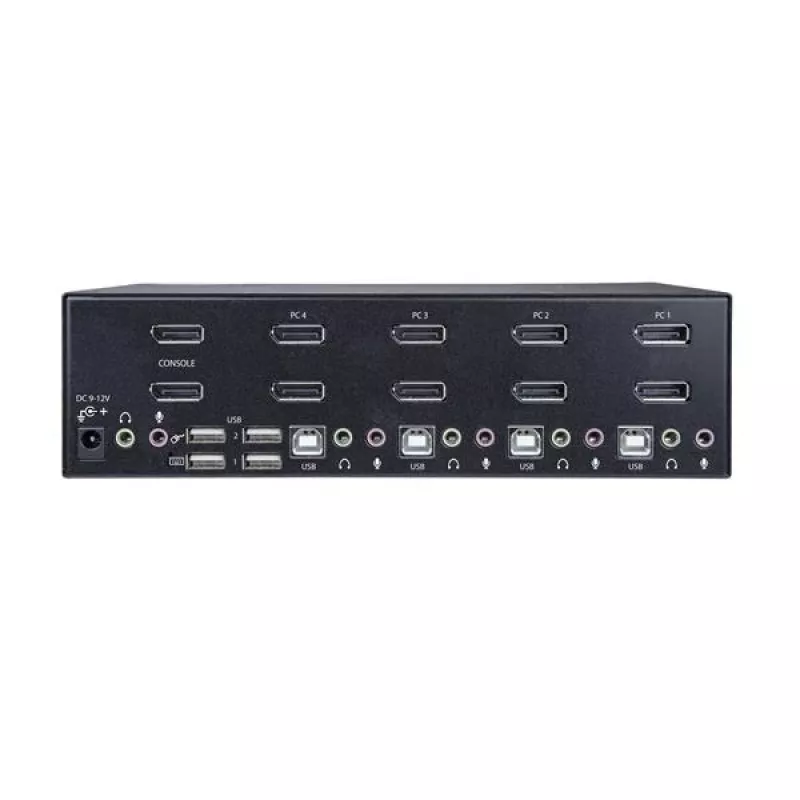 StarTech.com Switch KVM Dual DisplayPort de 4 puertos - 4K 60Hz