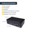 StarTech.com Switch KVM Dual DisplayPort de 4 puertos - 4K 60Hz