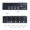 StarTech.com Switch KVM Dual DisplayPort de 4 puertos - 4K 60Hz