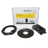 StarTech.com Adaptador serie industrial USB a RS422/RS485 de 1 puerto de metal con aislamiento