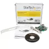 StarTech.com Tarjeta USB PCI Express de bajo perfil de alta velocidad de 4 puertos