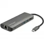 StarTech.com Adaptador multipuerto USB C – Dock de viaje USB-C con HDMI 4K, hub 3x USB 3.0, SD/SDHC, GbE, PD 3.0 de 60W Pass-Through – USB Type-C/Thunderbolt 3 – Sustituye a DKT30CSDHPD