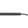 StarTech.com Adaptador multipuerto USB C – Dock de viaje USB-C con HDMI 4K, hub 3x USB 3.0, SD/SDHC, GbE, PD 3.0 de 60W Pass-Through – USB Type-C/Thunderbolt 3 – Sustituye a DKT30CSDHPD