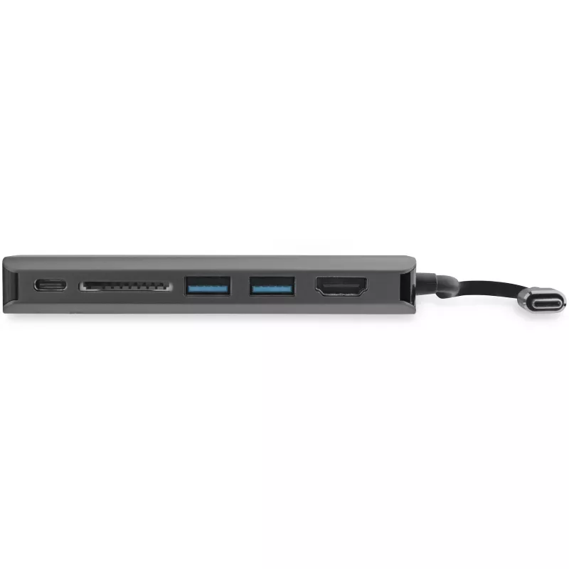 StarTech.com Adaptador multipuerto USB C – Dock de viaje USB-C con HDMI 4K, hub 3x USB 3.0, SD/SDHC, GbE, PD 3.0 de 60W Pass-Through – USB Type-C/Thunderbolt 3 – Sustituye a DKT30CSDHPD