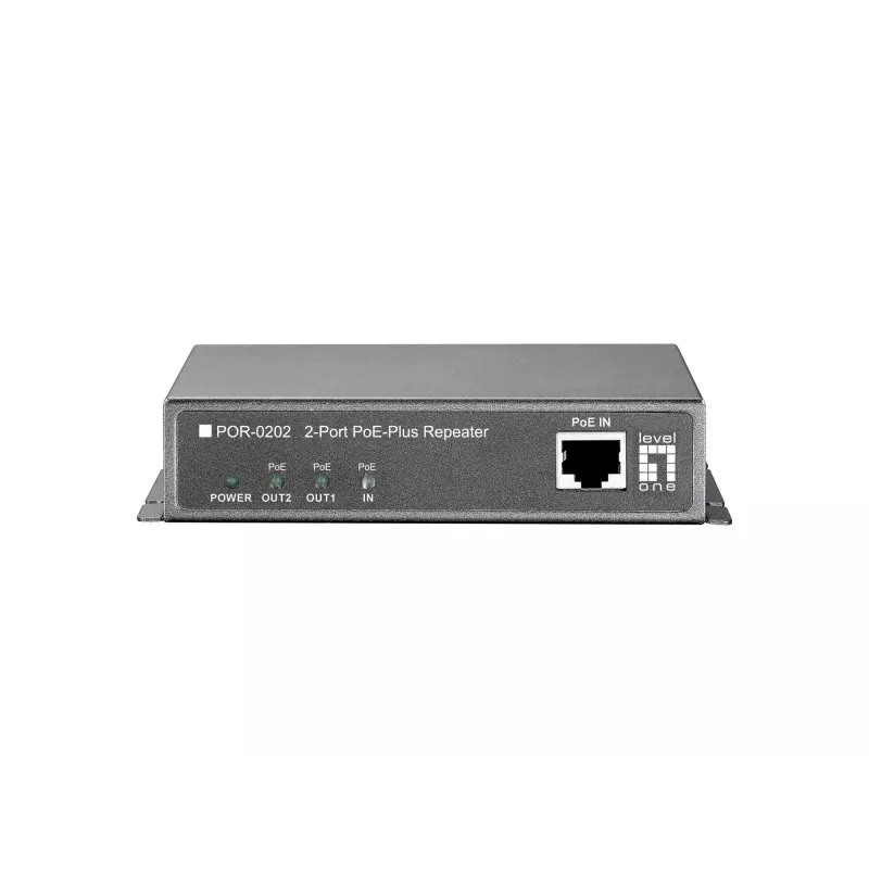 Repetidor de red LevelOne Repetidor PoE en cascada 2 salidas PoE