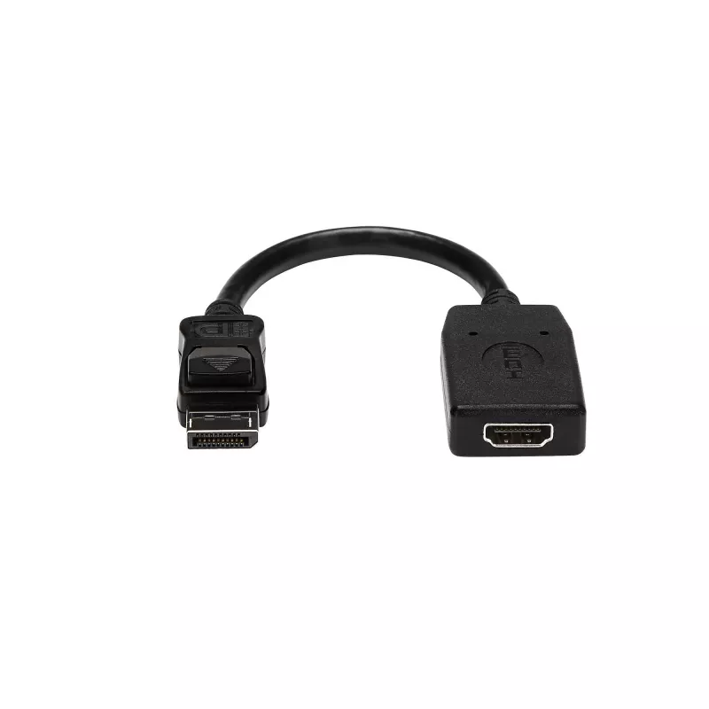 StarTech.com DP2HDMI adaptador/conversor de vídeo de DisplayPort a HDMI, pasivo, hasta 1920x1200, DP macho – HDMI hembra, 24 cm
